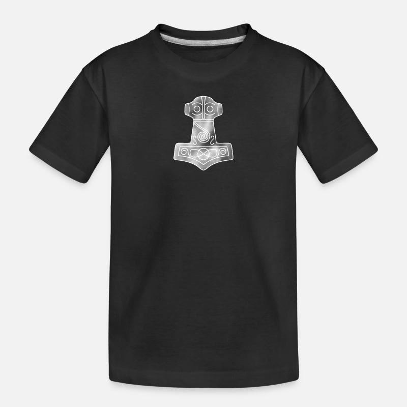 Thorshammer - Kinder Premium Bio T-Shirt - Schwarz
