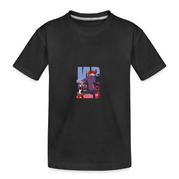 Japan - Kinder Premium Bio T-Shirt - Schwarz - Vorne