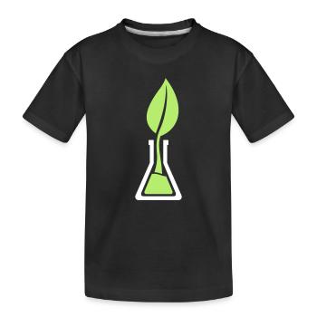 Tubes à essai - T-shirt bio Premium Enfant - noir - Devant