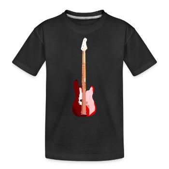 GUITARE BASSE - T-shirt bio Premium Enfant - noir - Devant