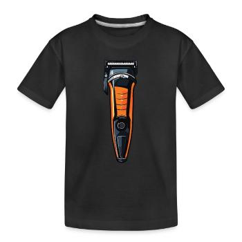 Tondeuses à cheveux - T-shirt bio Premium Enfant - noir - Devant