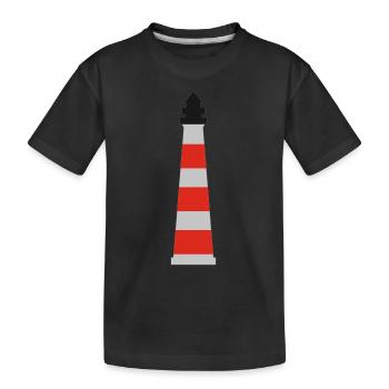 phare - T-shirt bio Premium Enfant - noir - Devant