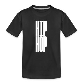 Design de musique Hip Hop audacieux - T-shirt bio Premium Enfant - noir - Devant
