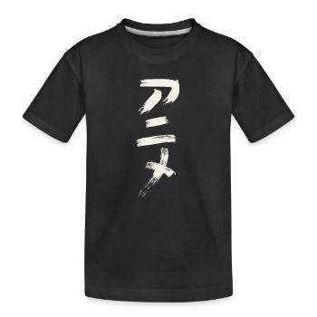 Anime - Auf Japanisch  - Kinder Premium Bio T-Shirt - Schwarz - Vorne