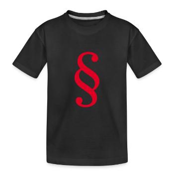 Law Lawyer Paragraph Lawyer Court Law - Kids' Premium Organic T-Shirt - black - Front