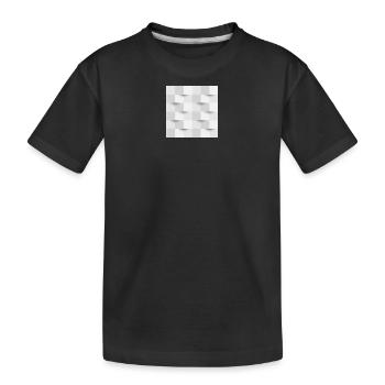 optische Täuschung - Poster - Kinder Premium Bio T-Shirt - Schwarz - Vorne