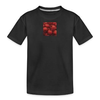HIMBEEREN - Kinder Premium Bio T-Shirt - Schwarz - Vorne