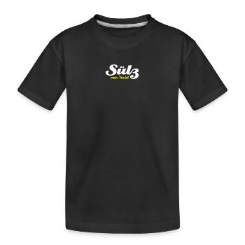 retro Köln Sülz T-Shirt - Kinder Premium Bio T-Shirt - Schwarz - Vorne