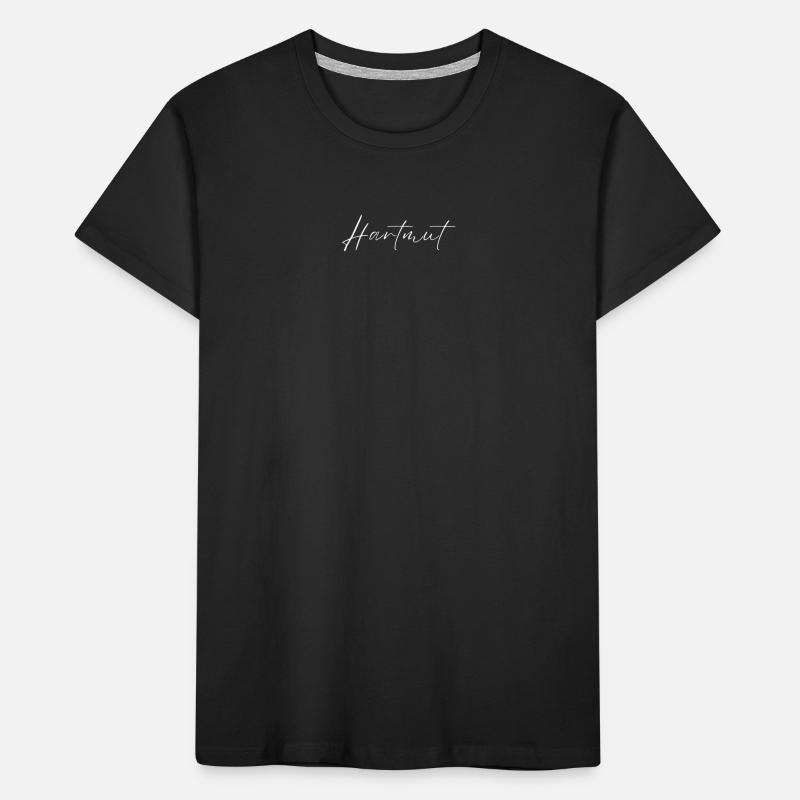 Hartmut Nom avec H Nom du garçon Garçon Naissance Bébé Bo T-shirt bio Premium Enfant