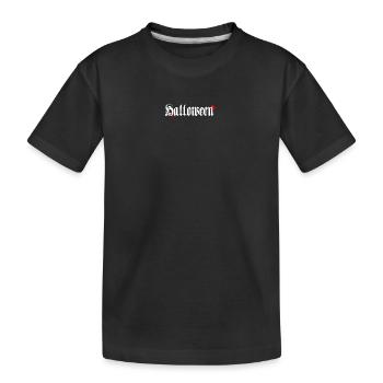 sprüche, Horror Motiv, coole Tees - Kinder Premium Bio T-Shirt - Schwarz - Vorne