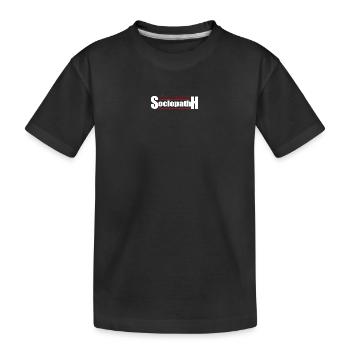 Soziopath - Kinder Premium Bio T-Shirt - Schwarz - Vorne