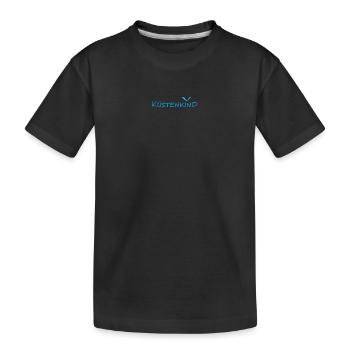 KÜSTENKIND - Kinder Premium Bio T-Shirt - Schwarz - Vorne