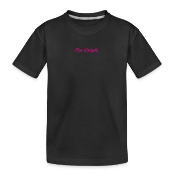 New Romantic - Kids' Premium Organic T-Shirt - black - Front