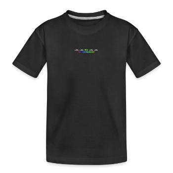 Be different - Kinder Premium Bio T-Shirt - Schwarz - Vorne