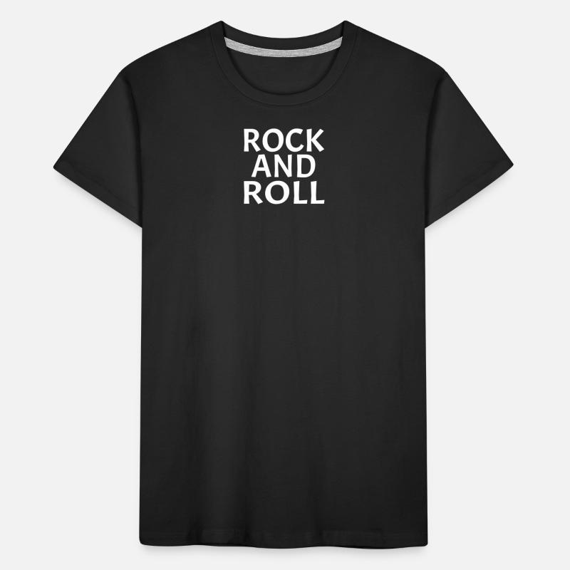 Conception typographique dynamique rock and roll T-shirt bio Premium Enfant