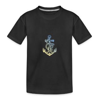 Port d’ancrage - T-shirt bio Premium Enfant - noir - Devant