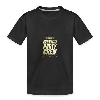 Mexico Party Crew Or - T-shirt bio Premium Enfant - noir - Devant