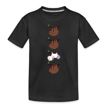 Soyez différent des autres - T-shirt bio Premium Enfant - noir - Devant