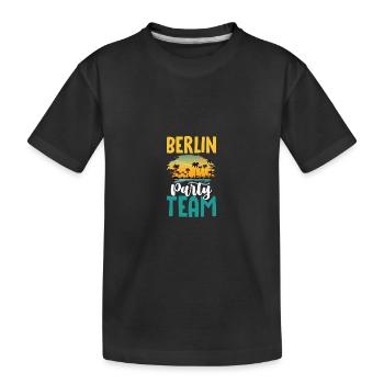 L’équipe du parti berlinois - T-shirt bio Premium Enfant - noir - Devant