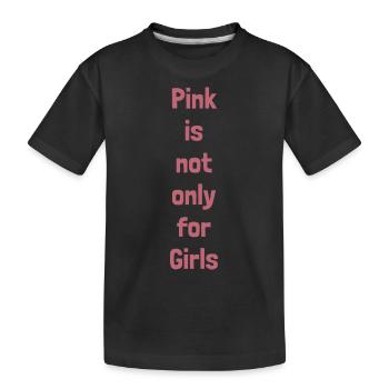 Gleichberechtigung Regenbogen Diversität Inklusion - Kinder Premium Bio T-Shirt - Schwarz - Vorne