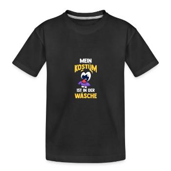 Costume de carnaval Carnaval - T-shirt bio Premium Enfant - noir - Devant