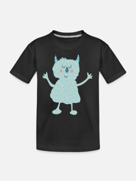 Monster - Børne premium T-shirt økologisk - sort