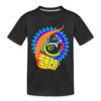 Karneval - Kinder Premium Bio T-Shirt - Schwarz - Vorne