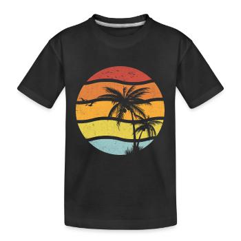 Sommer - Kinder Premium Bio T-Shirt - Schwarz - Vorne