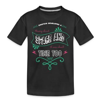 cool astrologie humour présent conspiration cadeau drôle - T-shirt bio Premium Enfant - noir - Devant