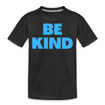 Soyez gentil - Citations chrétiennes - T-shirt bio Premium Enfant - noir - Devant