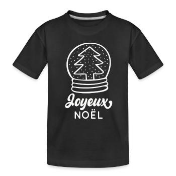 Joyeux Noël - T-shirt bio Premium Enfant - noir - Devant