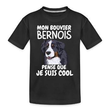 bouvier bernois 2 - T-shirt bio Premium Enfant - noir - Devant