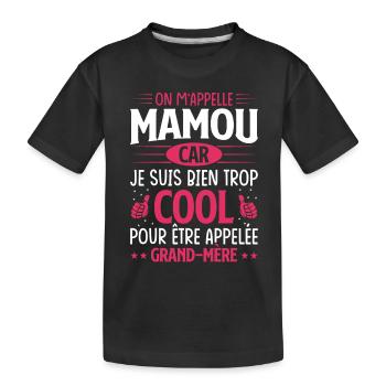 On m'appelle mamou - T-shirt bio Premium Enfant - noir - Devant