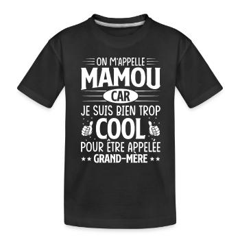 On m'appelle mamou - T-shirt bio Premium Enfant - noir - Devant
