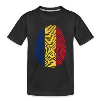ADN roumain - T-shirt bio Premium Enfant - noir - Devant