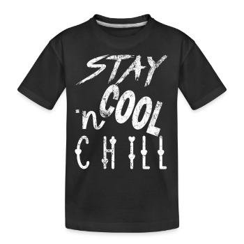 Restez au frais 3 - T-shirt bio Premium Enfant - noir - Devant