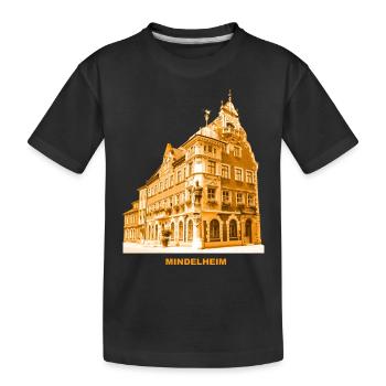 Hôtel de ville de Mindelheim Allgäu Souabe Bavière - T-shirt bio Premium Enfant - noir - Devant