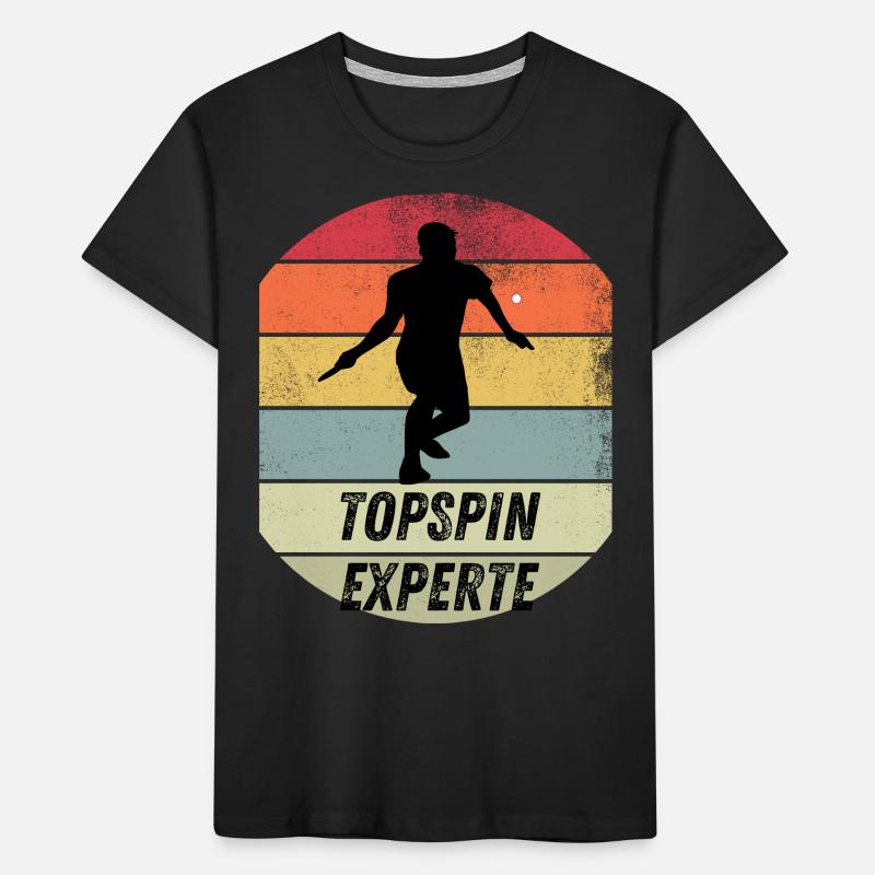 Topspinexperte Kinder Premium Bio T-Shirt