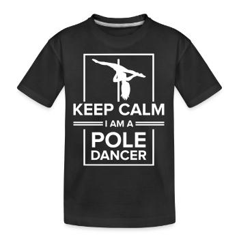 Danse Musique de danse - T-shirt bio Premium Enfant - noir - Devant