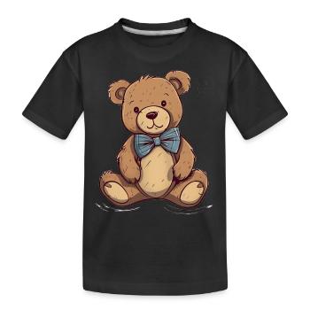 Gefesselt und anschmiegsam - Kinder Premium Bio T-Shirt - Schwarz - Vorne