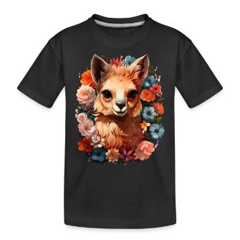 Alpaga - T-shirt bio Premium Enfant - noir - Devant