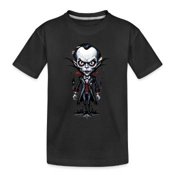Ein großköpfiger Vampir 9 - Kinder Premium Bio T-Shirt - Schwarz - Vorne