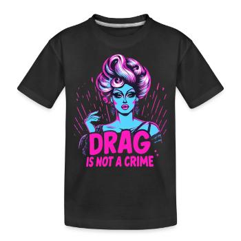Culture drag exclusive et inspiration drag queen - T-shirt bio Premium Enfant - noir - Devant