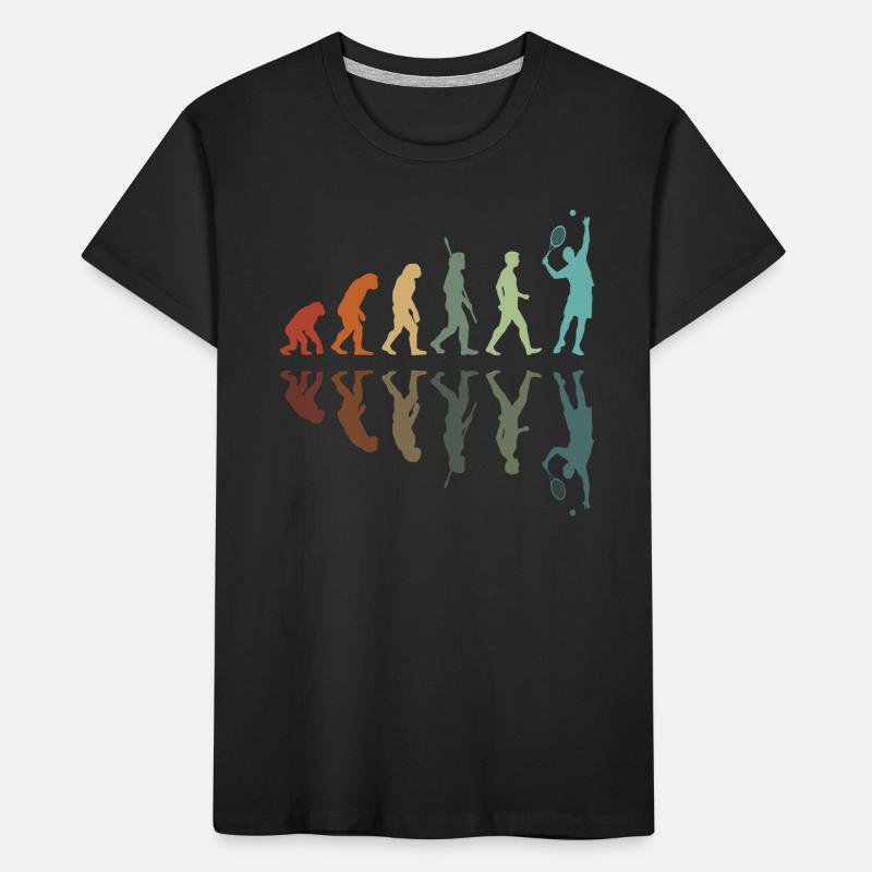 Evolution for Tennis Players Kids' Premium Organic T-Shirt