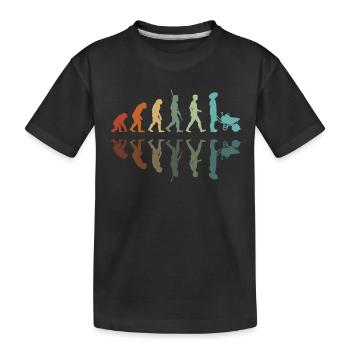 Gärtner Entwicklung - Kinder Premium Bio T-Shirt - Schwarz - Vorne
