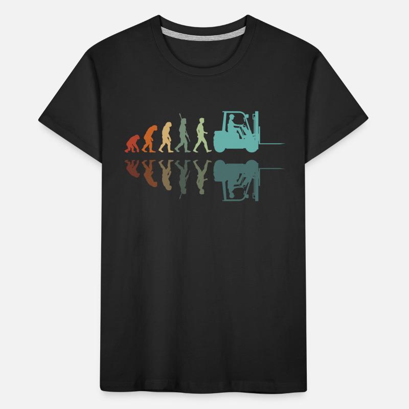 Evolution Forklift Kids' Premium Organic T-Shirt