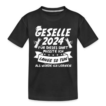 Journeyman 2024 - Kids' Premium Organic T-Shirt - black - Front