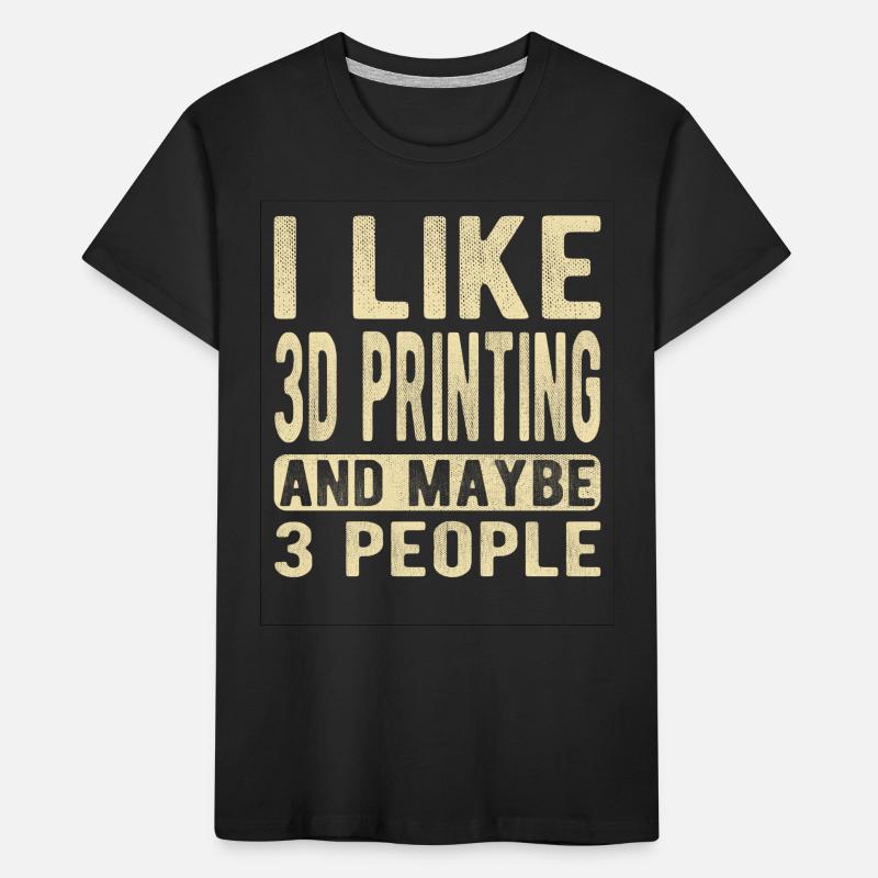 Dicton de l’impression 3D T-shirt bio Premium Enfant