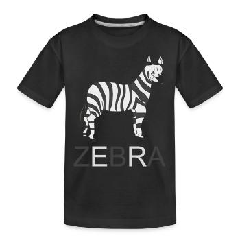 ZÈBRE - T-shirt bio Premium Enfant - noir - Devant