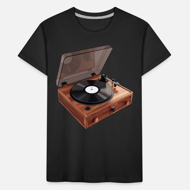 Classics on Record: A Two-Dimensional Illusion Kids' Premium Organic T-Shirt